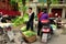 Pengzhou, China: Farmers Weighing Garlic Greens