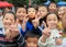 Pengzhou, China: Happy Children in New Square