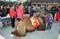 Pengzhou, China: Little Boy with Camel