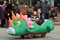 Pengzhou, China: LIttle Boy in Dragon Cart
