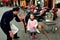 Pengzhou, China: Little Girl and Her Grandpa