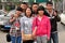 Pengzhou, China: Six Smiling Teenagers