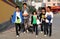 Pengzhou, China: Teenage School Kids