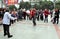 Pengzhou, China: Woman Jumping Rope