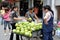 Pengzhou, China: Woman Selling Pomelo Fruits