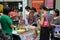Pengzhou, China: Women Buying Food