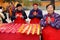 Pengzhou, China: Women Selling Incense