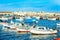 Peniche harbor,fishing boats, Portugal