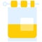 Penicillin Cocktail icon, Alcoholic mixed drink vector