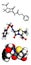 Penicillin V antibiotic, molecular model.