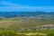 Peninsula in the spring. View from the Mount Sapun