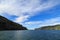 Peninsulas jutting out into the ocean. Akaroa Heads, New Zealand