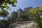 Peniscola castle seen from inside