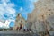 Peniscola, Spain - September 20th 2022: Church of Ermitana and castle