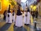Penitents in Granada, Andalucia, during Holy Week