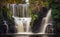 Penllergare waterfalls Swansea UK
