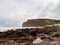 Pennan beach and village at low tide in September 2022. Aberdeenshire, Scotland, UK