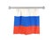 Pennant with flag of russia