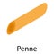 Penne icon, isometric style
