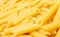 Penne italian pasta background