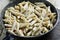 Penne with salmon, cream and cheese