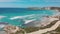 Pennington Bay is a wonderful beach in Kangaroo Island, South Australia. Aerial view from drone