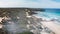 Pennington Bay is a wonderful beach in Kangaroo Island, South Australia. Aerial view from drone