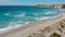 Pennington Bay is a wonderful beach in Kangaroo Island, South Australia. Aerial view from drone