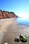 Pennington Point cliffs and beach, Sidmouth.