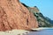 Pennington Point cliffs and beach, Sidmouth.