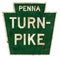 Pennsylvania Turnpike Sign Grunge