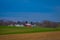 Pennsylvania, USA, APRIL, 18, 2018: Oudoor view of typical Amish farm in Lancaster county in Pennsylvania USA without