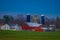 Pennsylvania, USA, APRIL, 18, 2018: Oudoor view of typical Amish farm in Lancaster county in Pennsylvania USA without