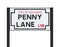 Penny Lane street road sign