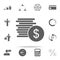 a penny of money icon. Finance icons universal set for web and mobile