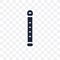 Pennywhistle transparent icon. Pennywhistle symbol design from M