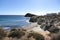 The Penon Blanco beach in Isleta del Moro village in Almeria