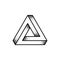 Penrose triangle illustration