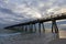 Pensacola Beach Gulf Pier at sunset