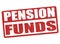 Pension funds sign or stamp