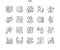 Pension Funds Well-crafted Pixel Perfect Vector Thin Line Icons