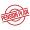 Pension Plan rubber stamp