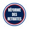 Pension reform symbol in France