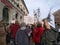 Pensioners march against Lukashenka regime on October 26 in Minsk Belarus