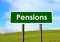 Pensions Sign