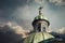 Pensive Christ on the dome of Boim Chapel in Lviv, Ukraine