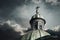 Pensive Christ on the dome of Boim Chapel in Lviv, Ukraine