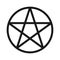 Pentacle line icon