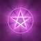 Pentacle with magical light flare