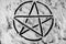 Pentagram closeup photo